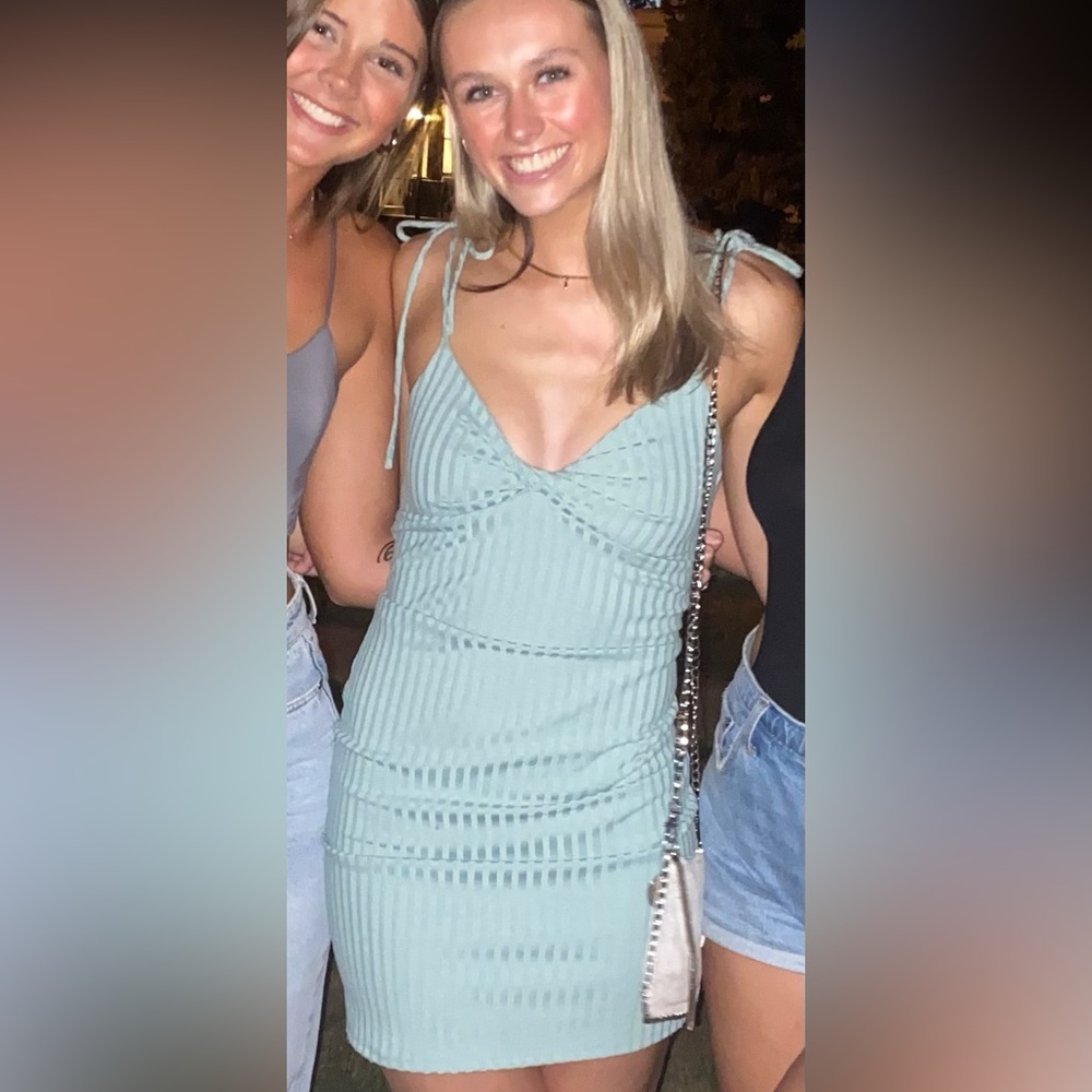 Altar'd State Teal Mini Dress Size Small